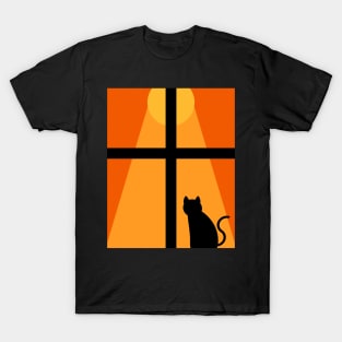 Cat in the window T-Shirt